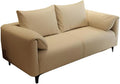KIBONCY 3-Sitzer Billard Zuschauersofa Mit Staufach Und Getränkehaltern 175 Cm Schwarz