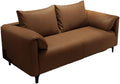KIBONCY 3-Sitzer Billard Zuschauersofa PU Leder mit Staufach Getränkehalter Edelstahl Sockel 145 cm
