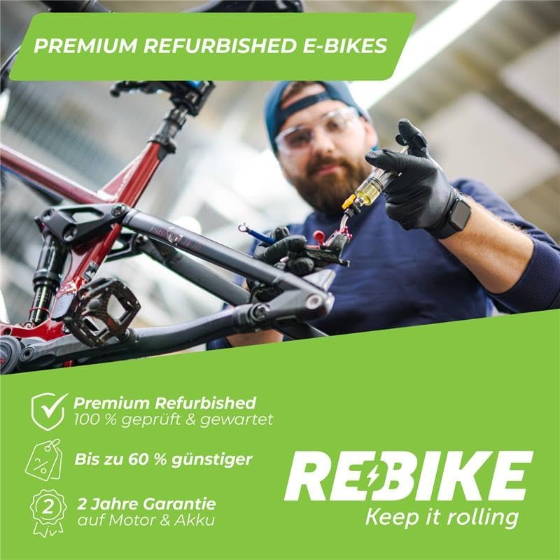 Haibike Trekking 7 E-Bike Herren 27,5 Zoll 48 cm Blau Generalüberholt