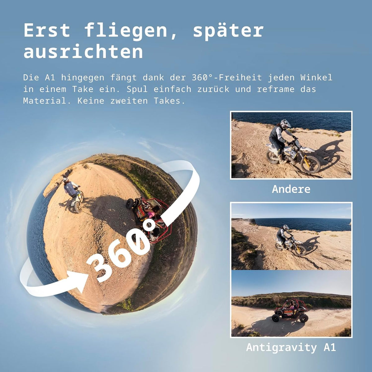 Antigravity A1 Explorer 8K 360° Drohne Weiß