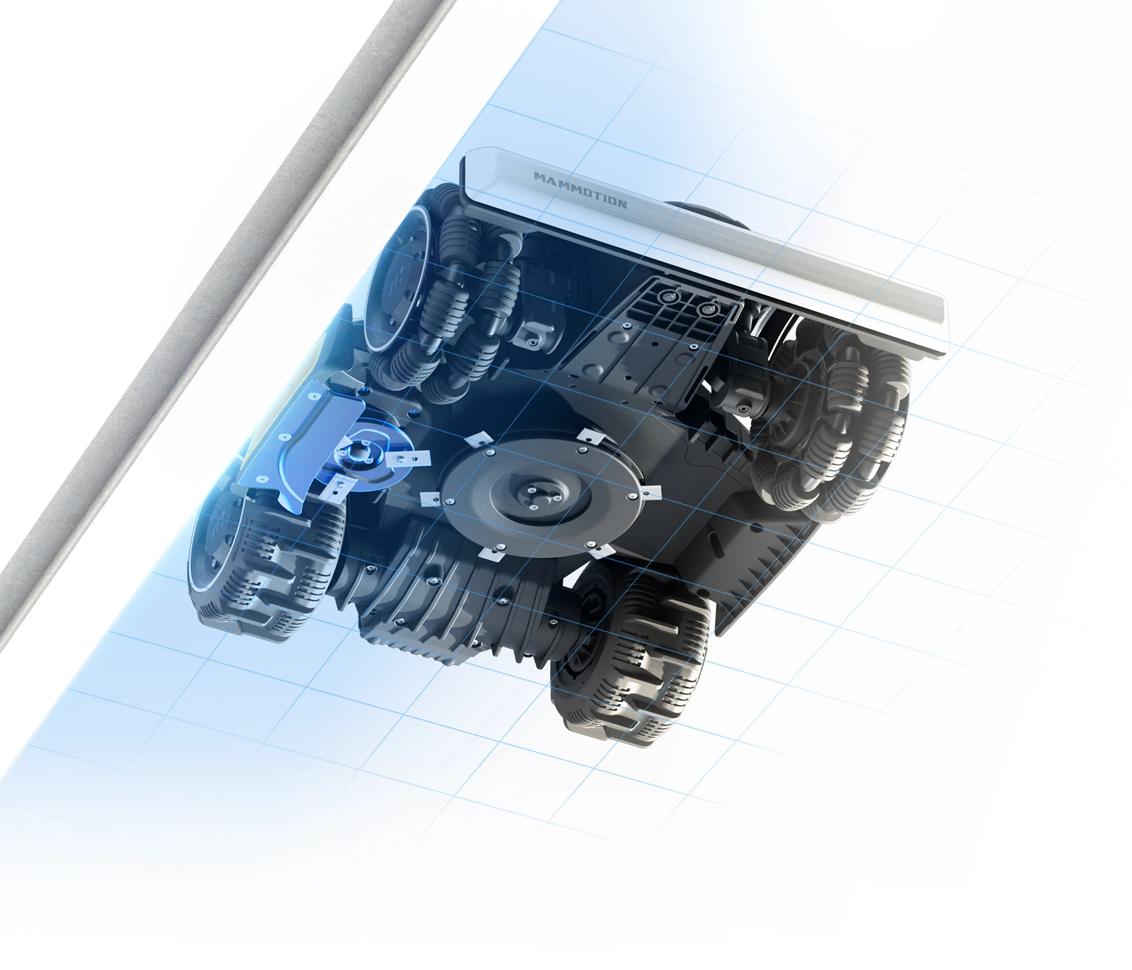 Mammotion LUBA Mini 2 AWD 1000 – Allrad-Mähroboter mit Tri-Kamera-Vision und präzisem Kantenschnitt für bis zu 1.000 m²