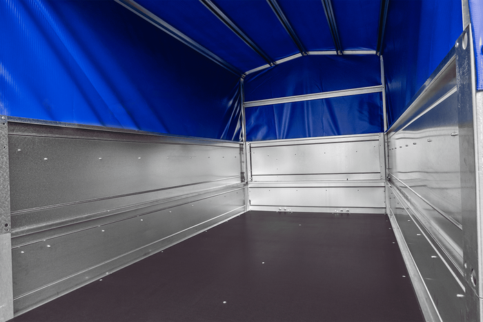 Führerschein B Anhänger GARDEN TRAILER 230 KIPP mit Stützrad, zusätzlichen Bordwänden, Hochplane und Hochspriegel H800-Neu