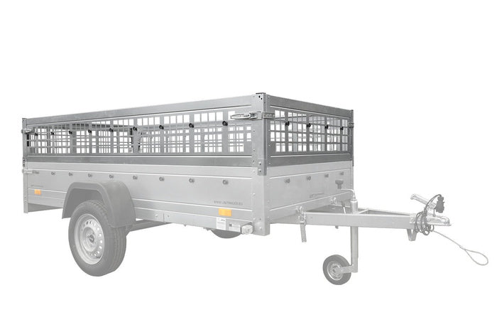 GARDEN TRAILER 264 KIPP mit Gitteraufsatz, Flachplane und Stützrad-Neu